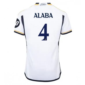 Real Madrid David Alaba #4 Domaci Dres 2023-24 Kratak Rukavima